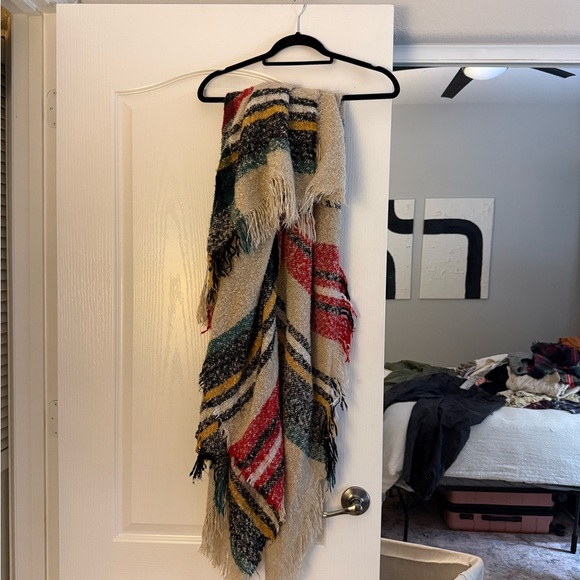 Accessories - Striped Blanket Scarf